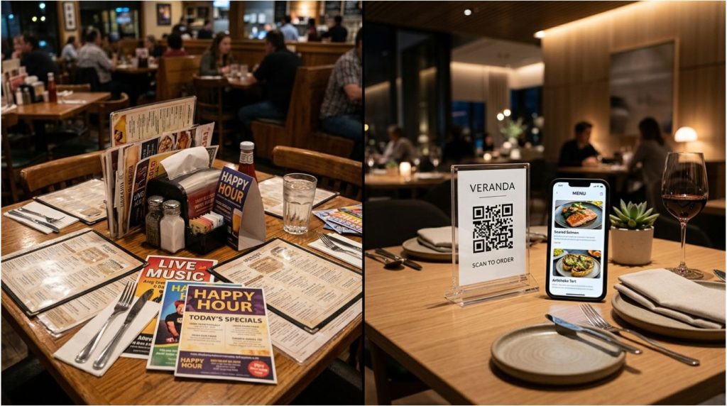 Menu QR code