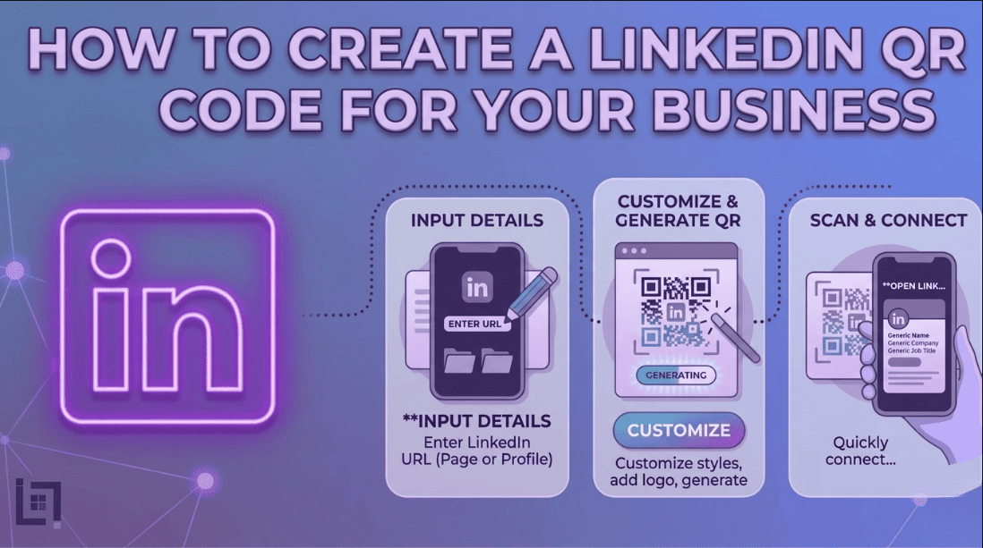 How to create linkedin QR code for your business