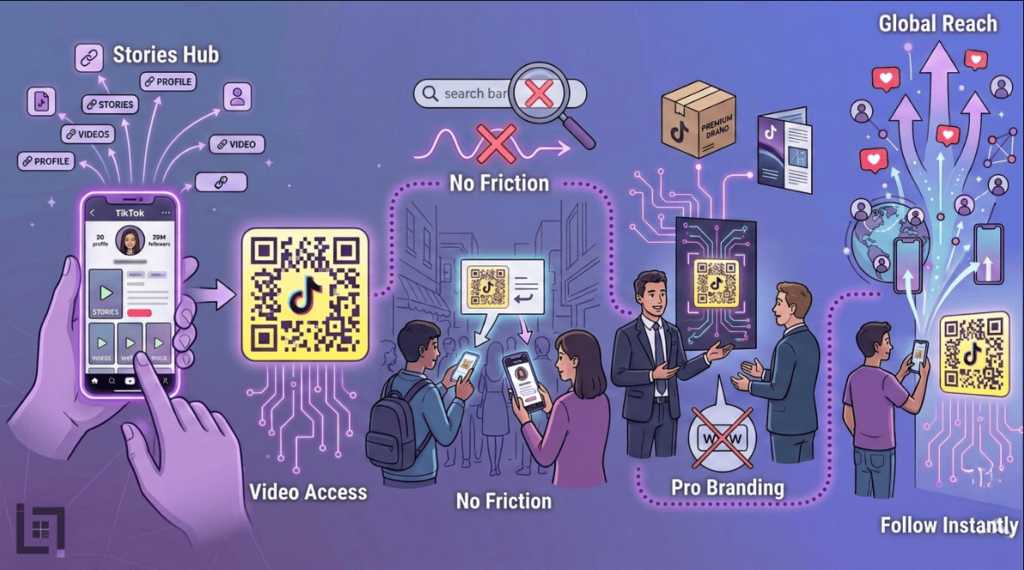 create a TikTok QR code