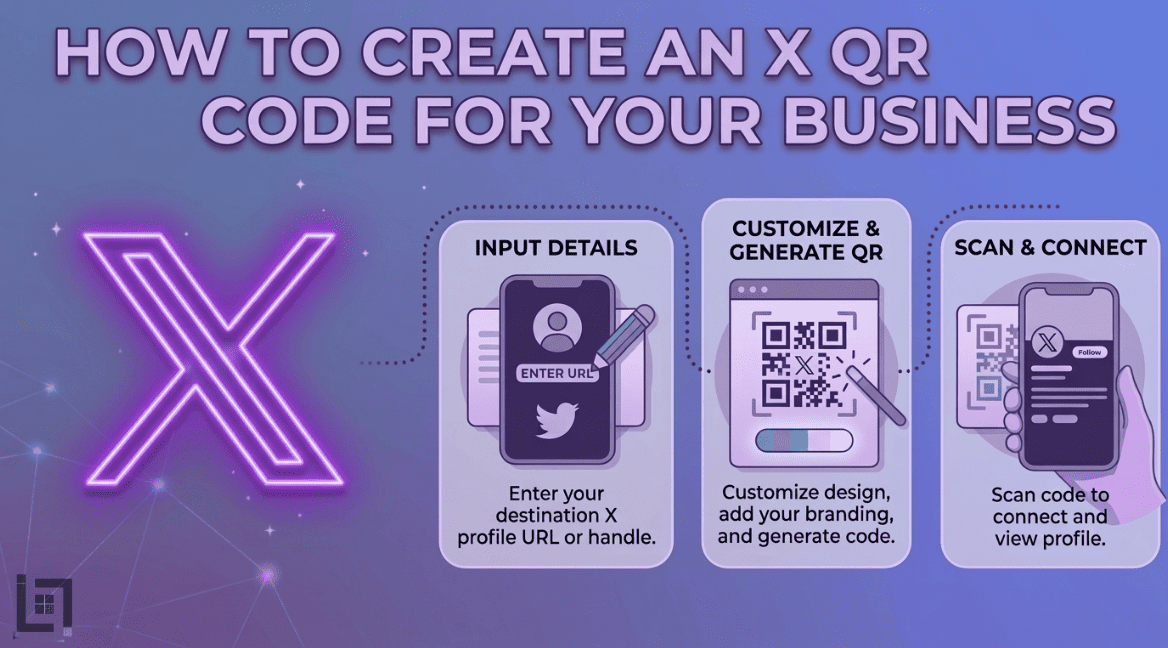 How to create a X qr code for your business